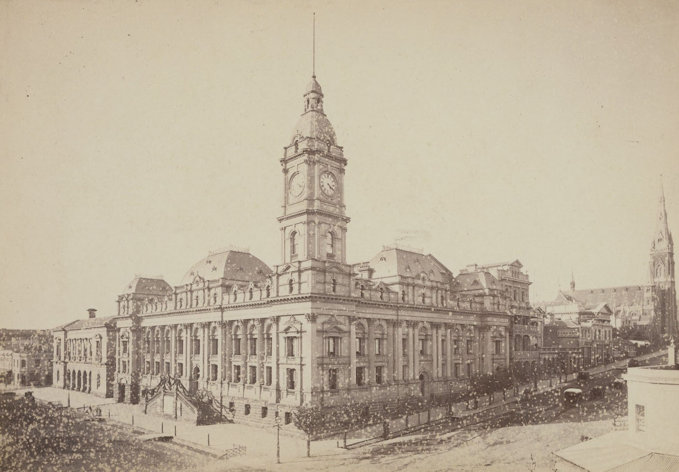 Town Hall, Melbourne, 1880