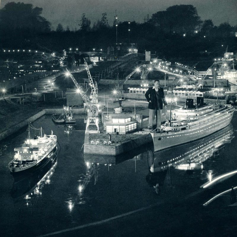 Madurodam in Den Haag, 1957