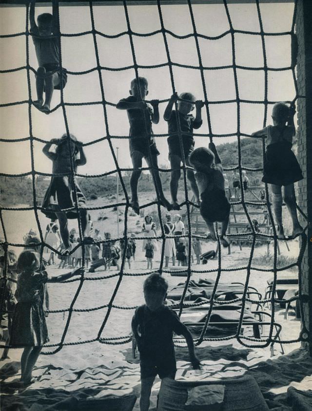 Children's playground, Scheveningse, 1957