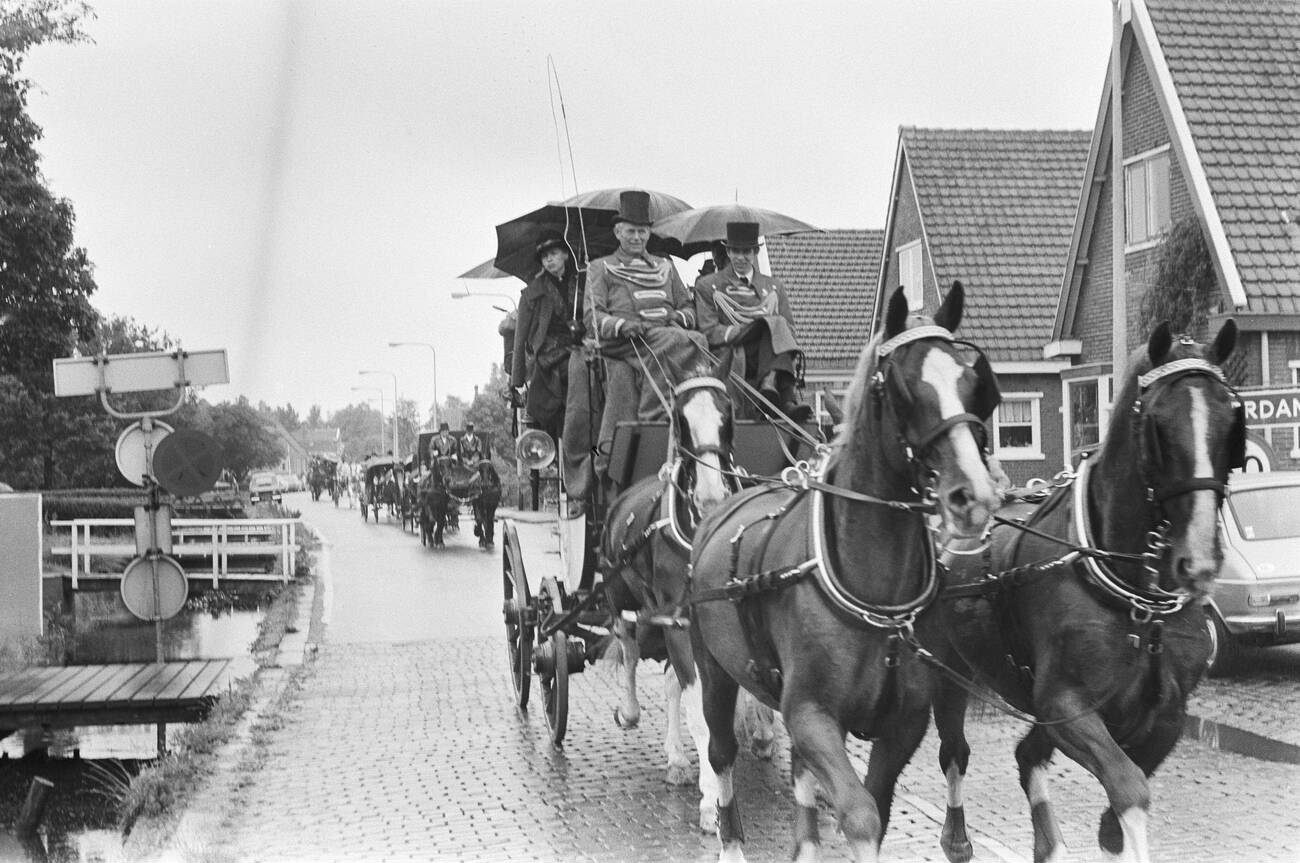 National carriage day in Landsmeer around June 20, 1976.