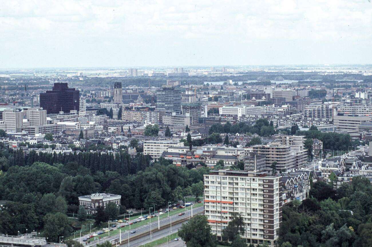 A view from the Euromast in Rotterdam, The Netherlands.