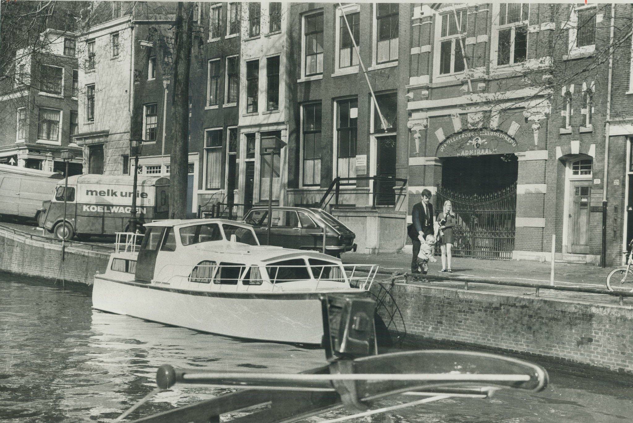 Amsterdam canal, 1970s