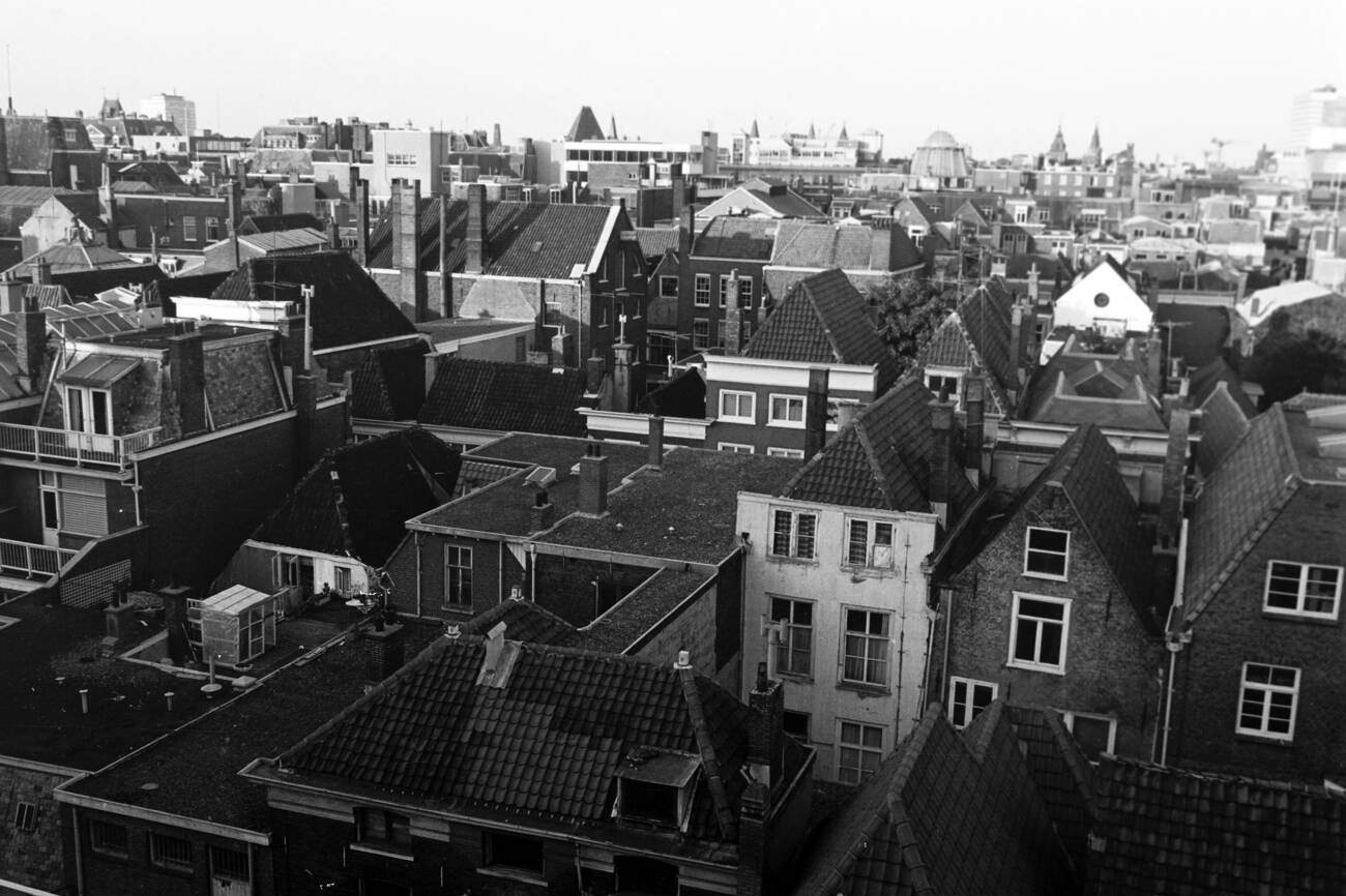 A view of the town of Alkmaar, The Netherlands in 1971.