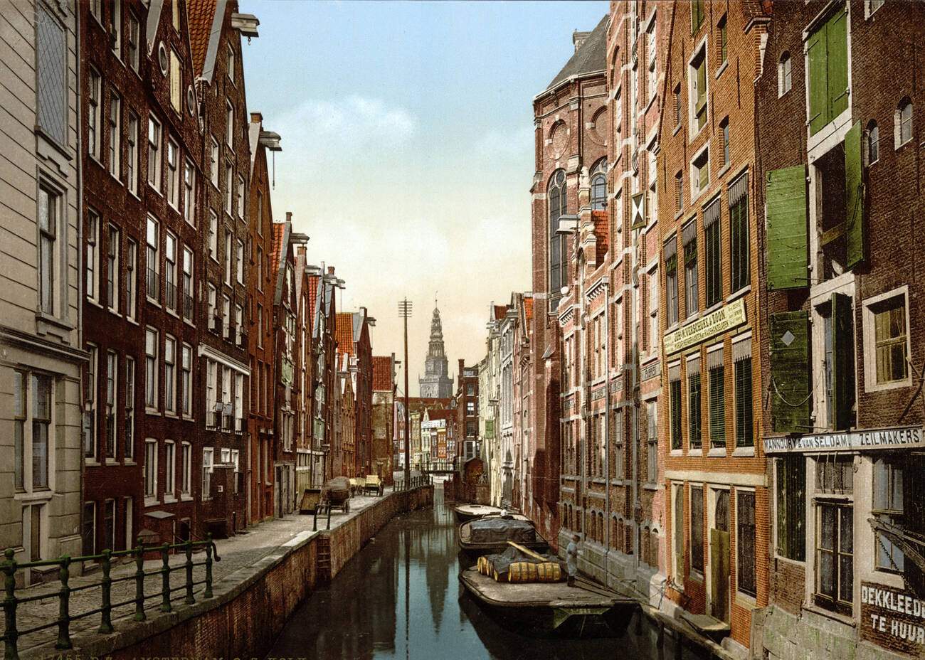 Oude Zÿds, the Kolk , Amsterdam, 1900