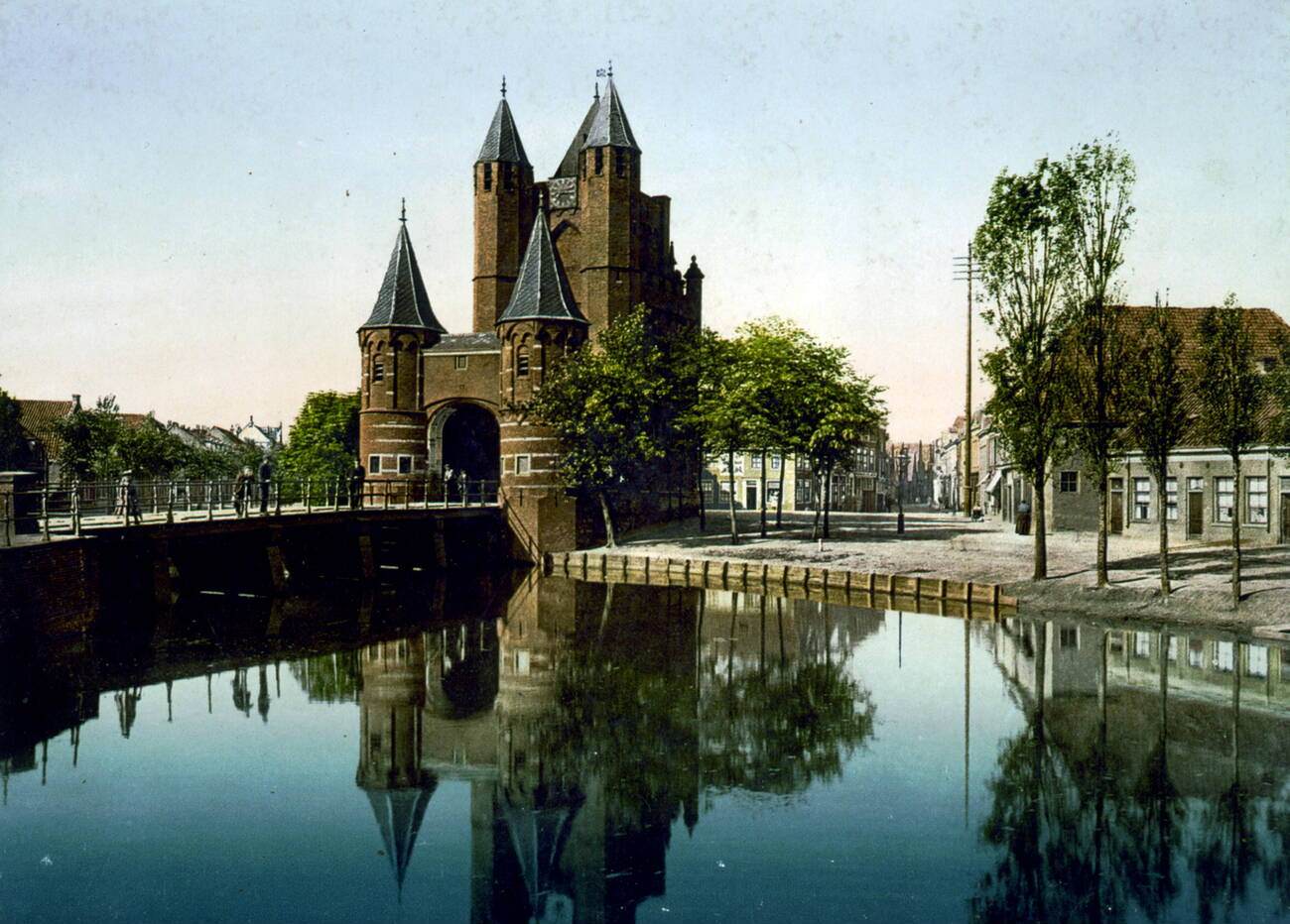 City gate of Haarlem, Netherlands, 1900