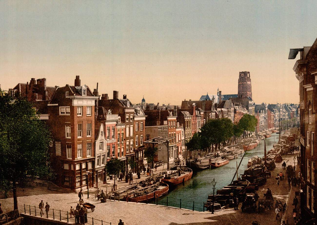 Delft Vaart, Rotterdam, Holland, 1900