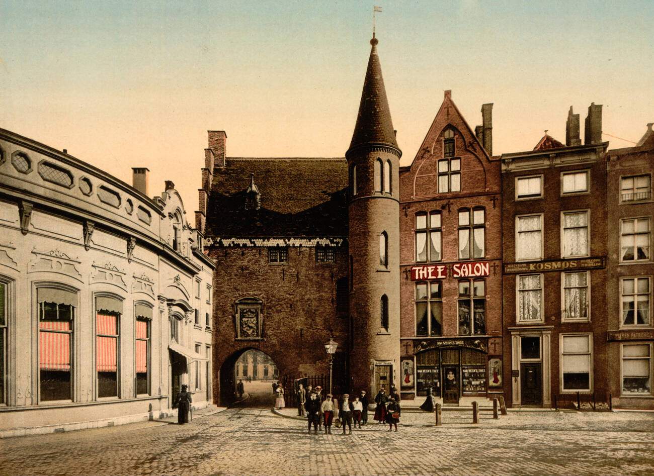 Prisoners' gate, Hague, Holland, 1900