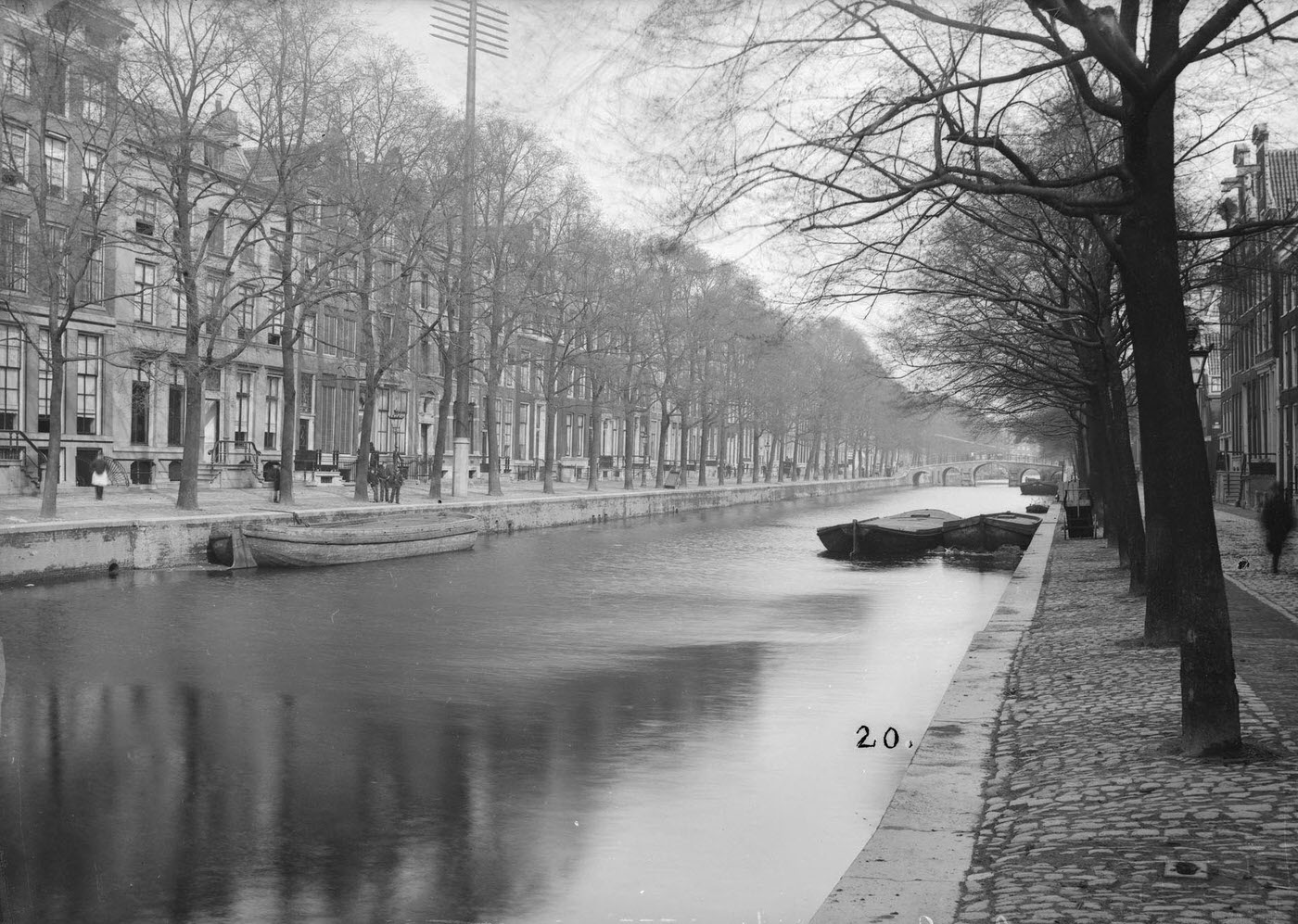View along the Keizergracht (Emperor's Canal), Amsterdam, 1900s