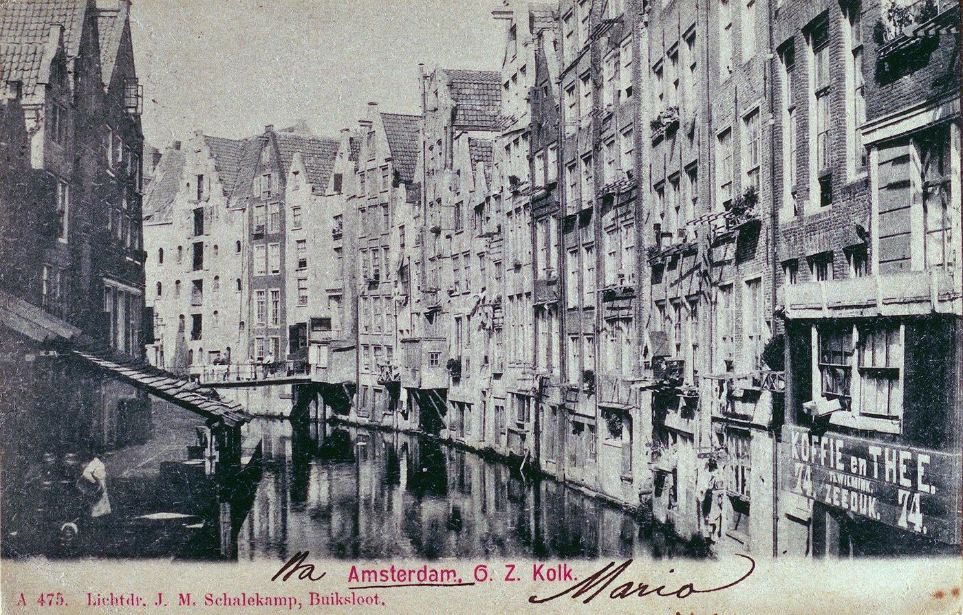 Amsterdam city view, 1904
