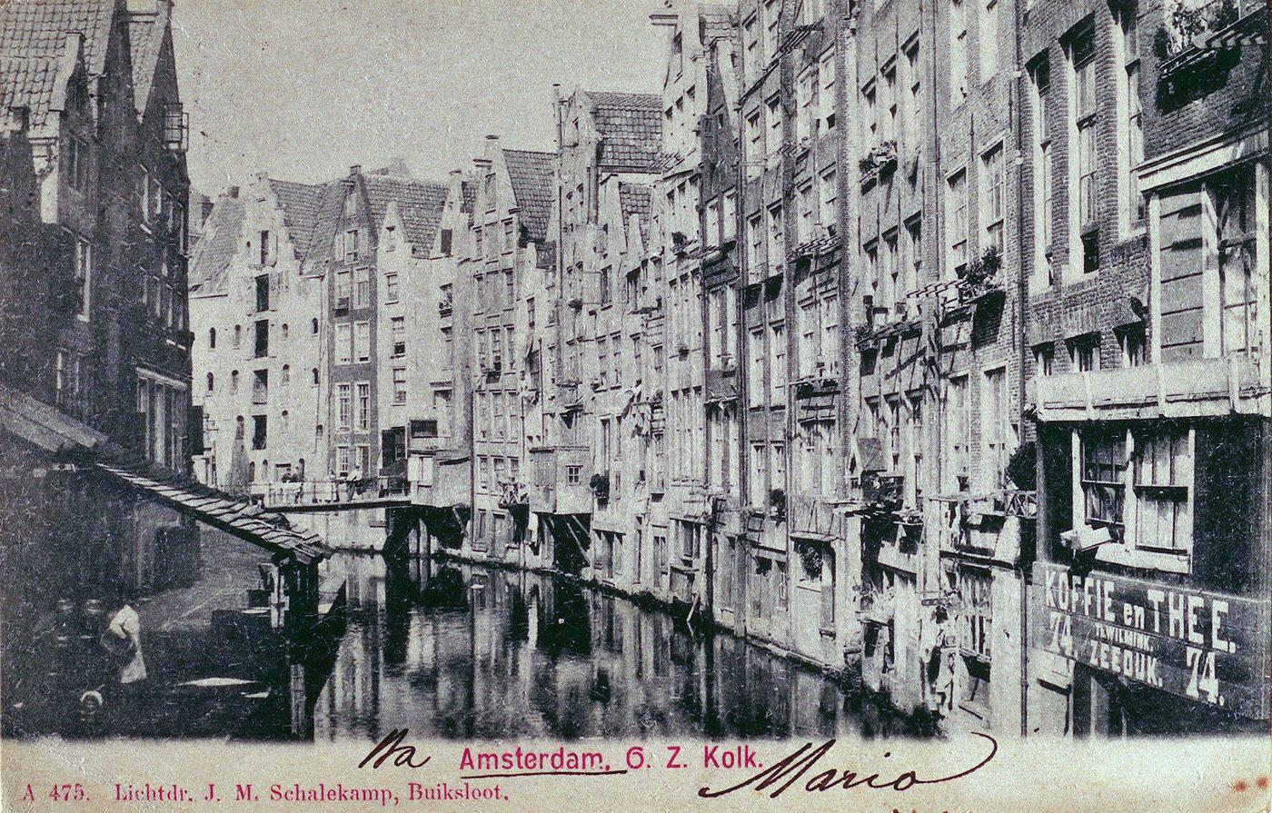 Amsterdam city view, 1904