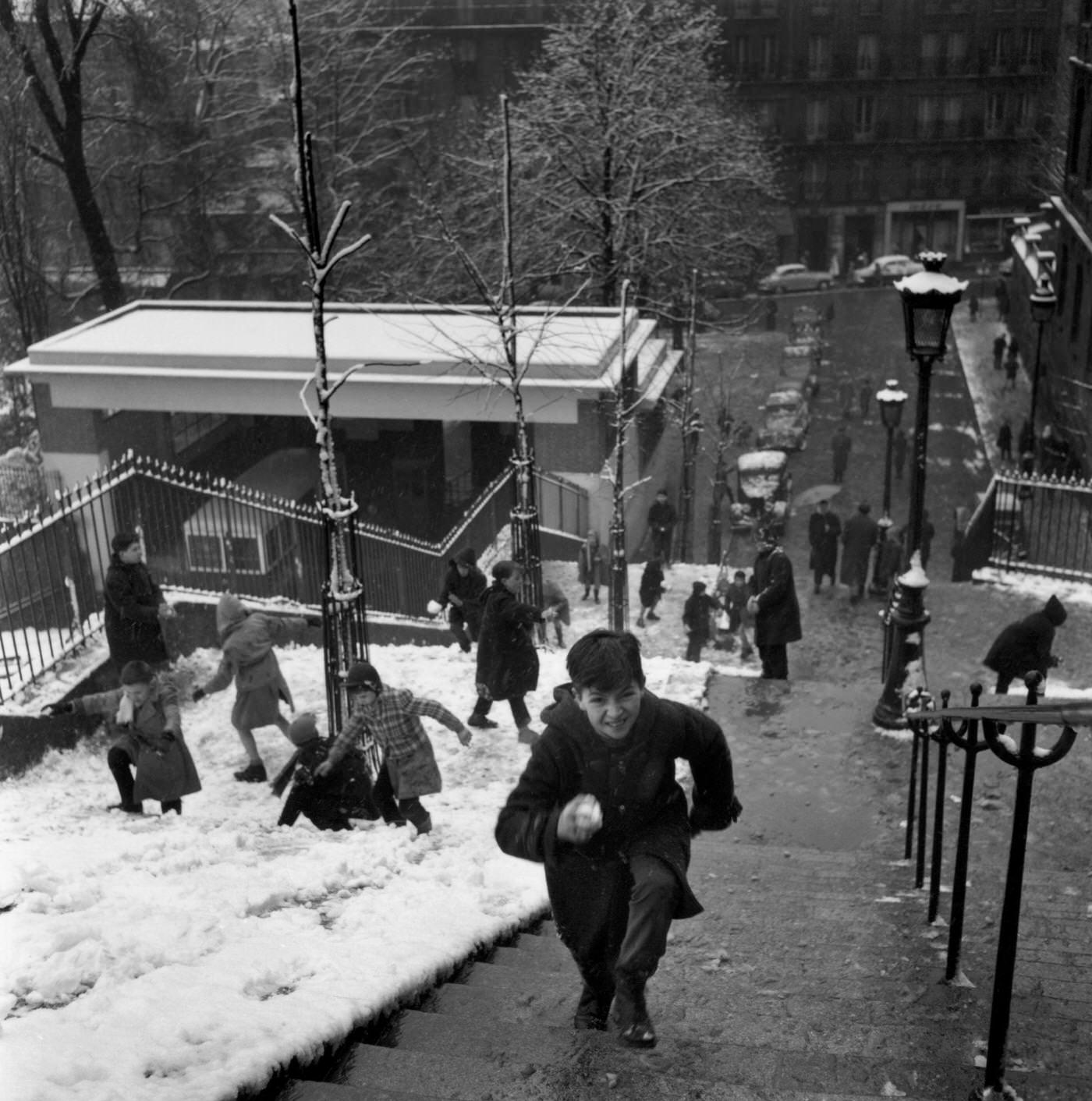 Paris, Winter, February 01, 1956.