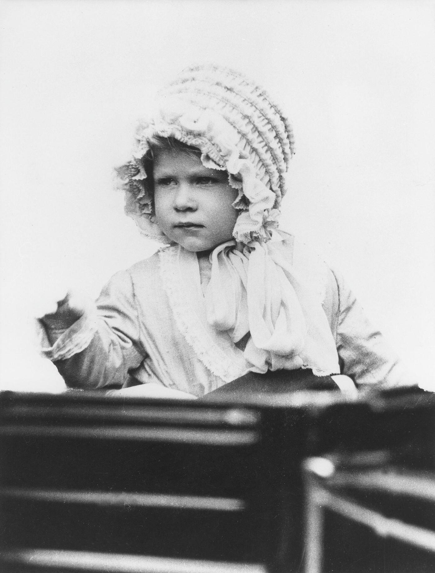 Queen Elizabeth II as a toddler, 1928.