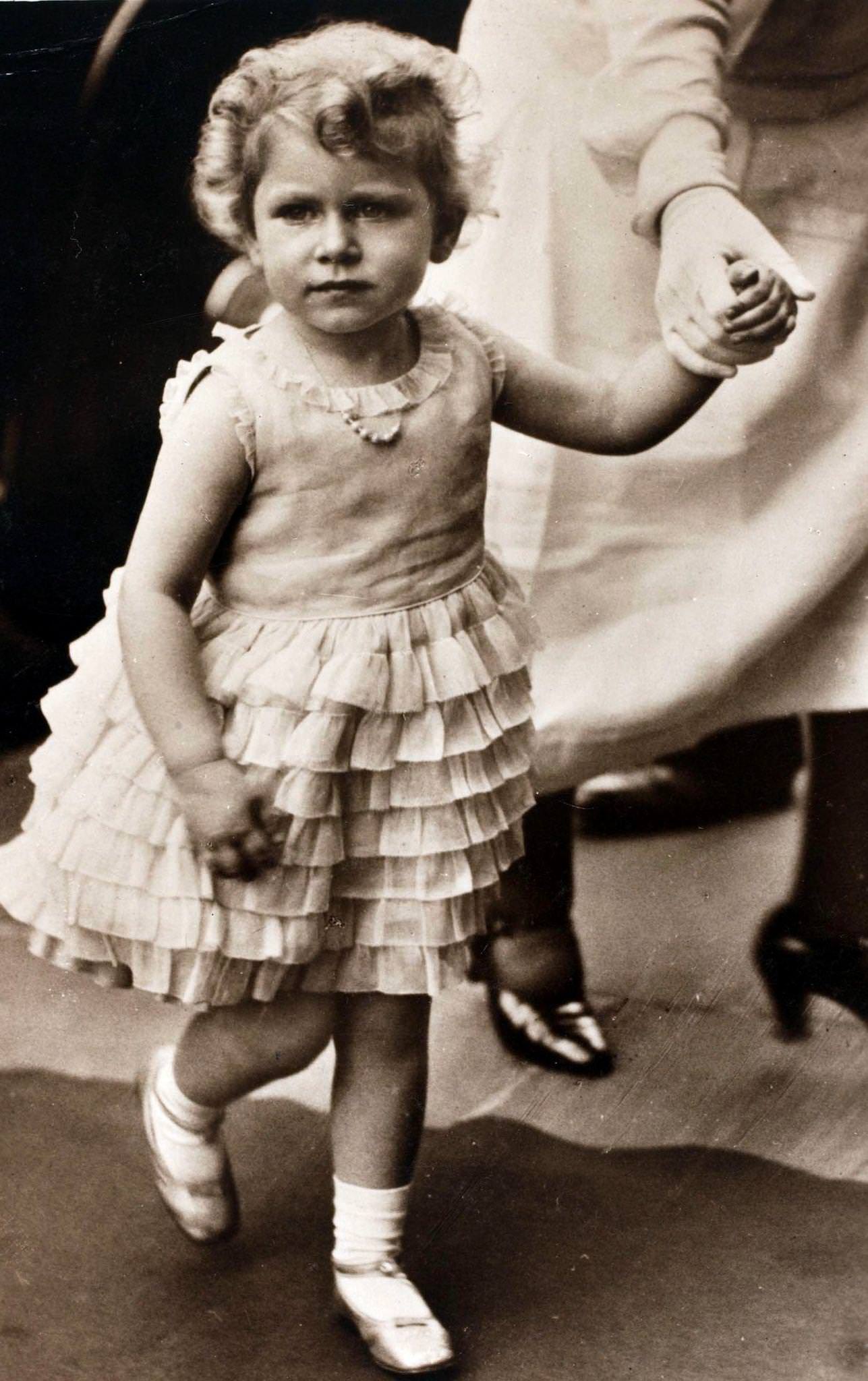 British Royalty, daughter of The Duke and Duchess of York, 1930.