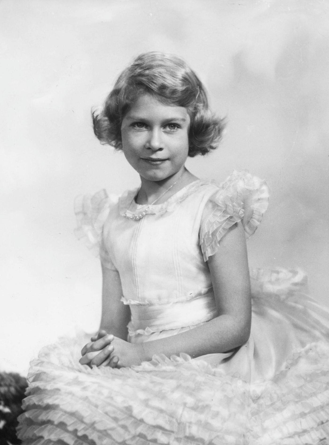 Childhood Portrait of Queen Elizabeth II, Circa 1934