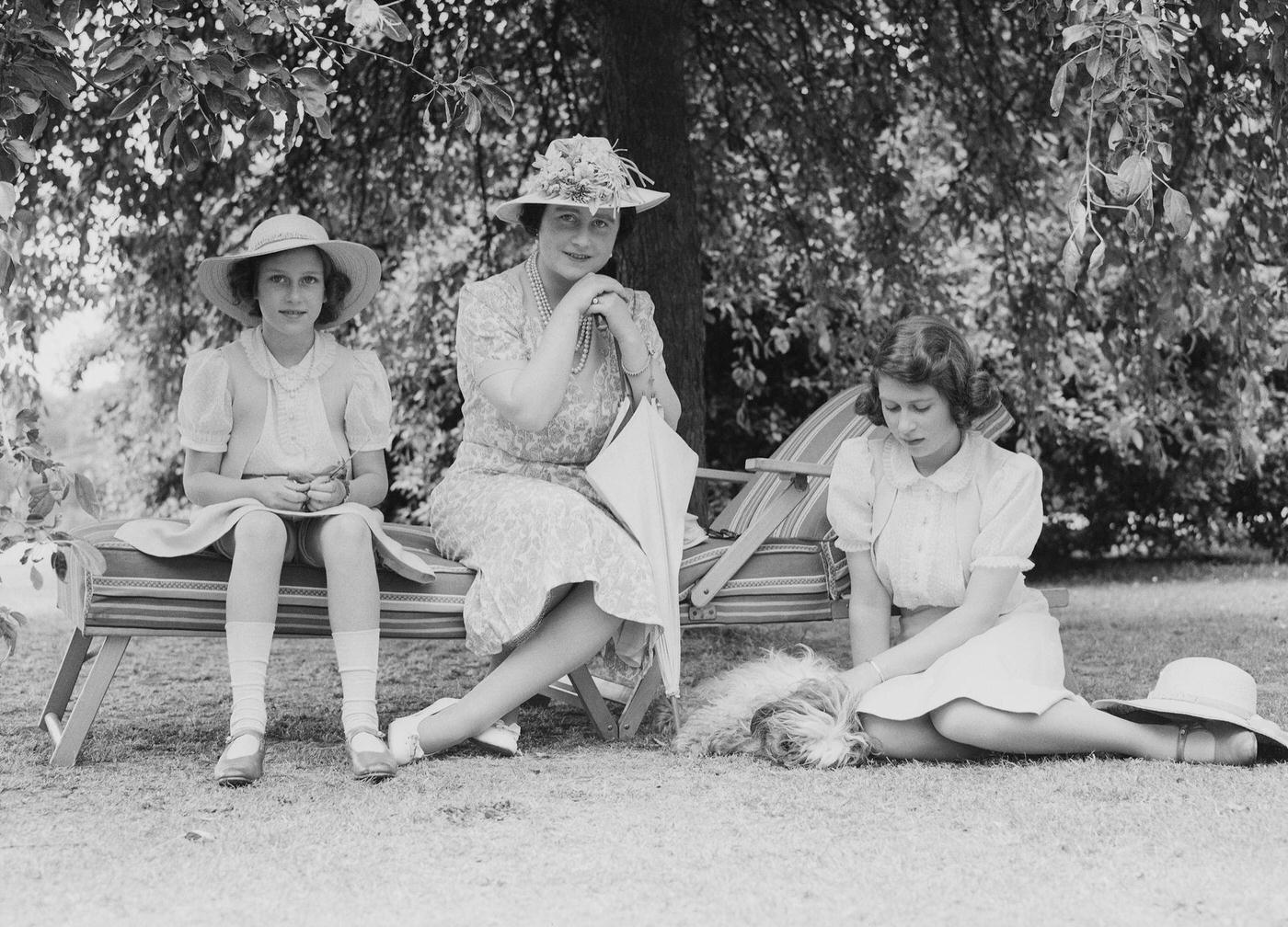 Queen Elizabeth and Daughters, 1941