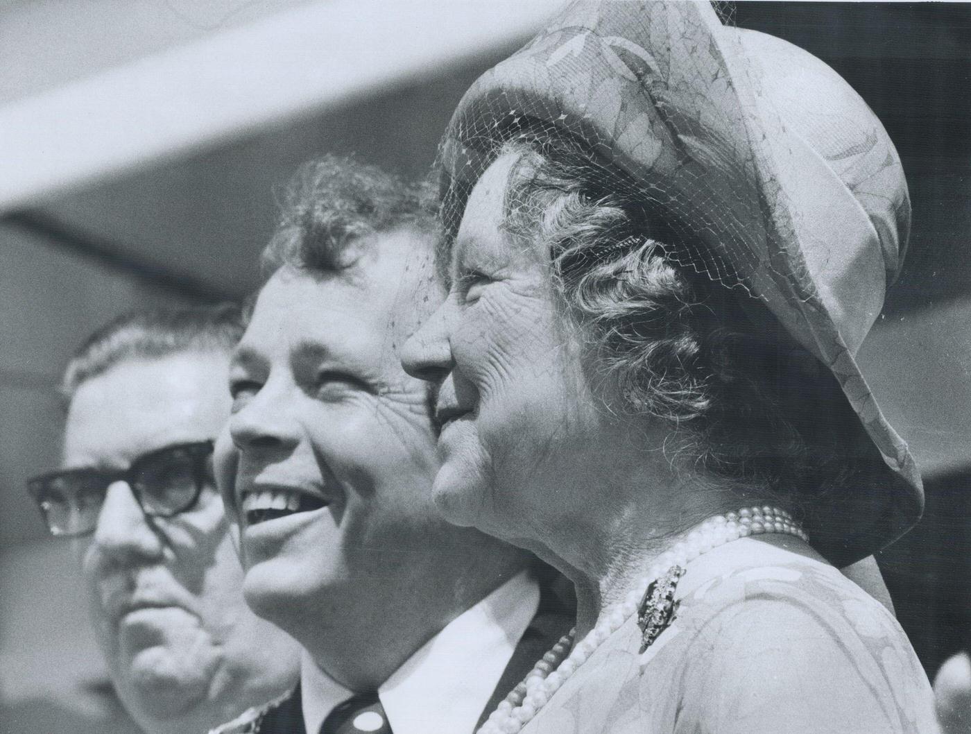 Queen Mother Elizabeth in Toronto, Canada, 1974