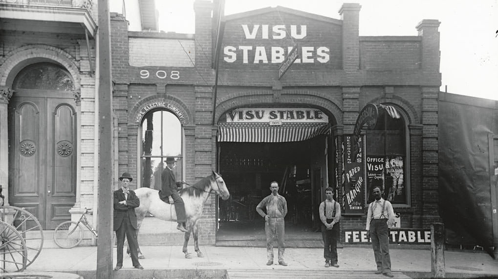 Visu Stables building at 908 9th Street, 1898