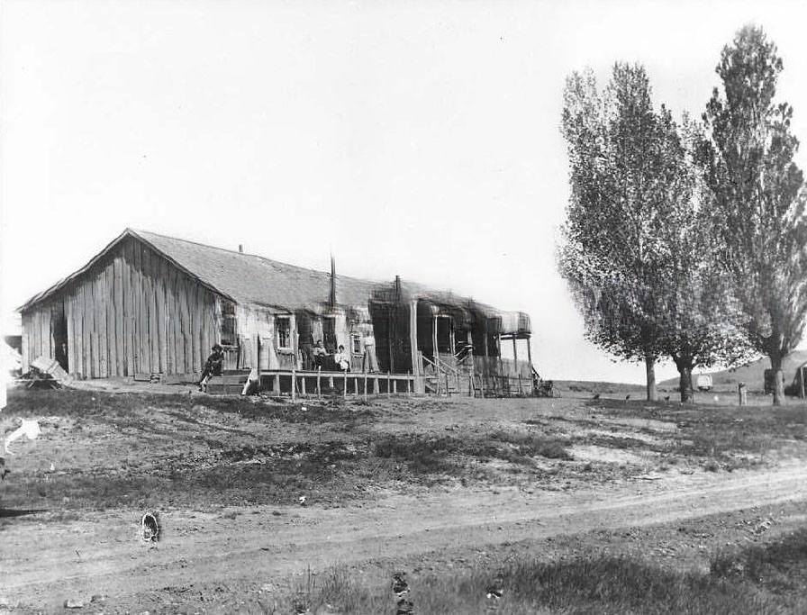 House in rural setting, 1890