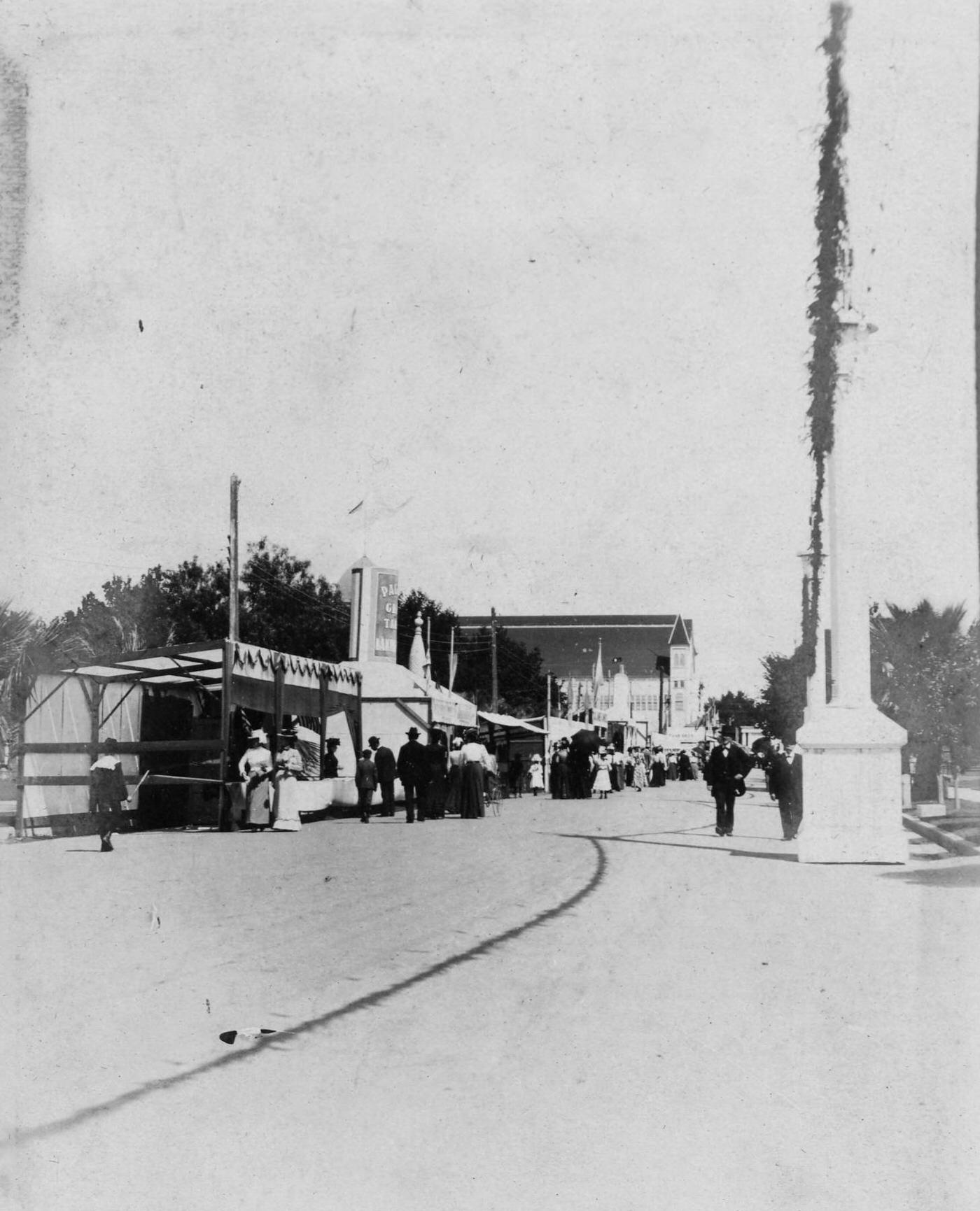 Sacramento, Capitol Park during State Fair, 1890