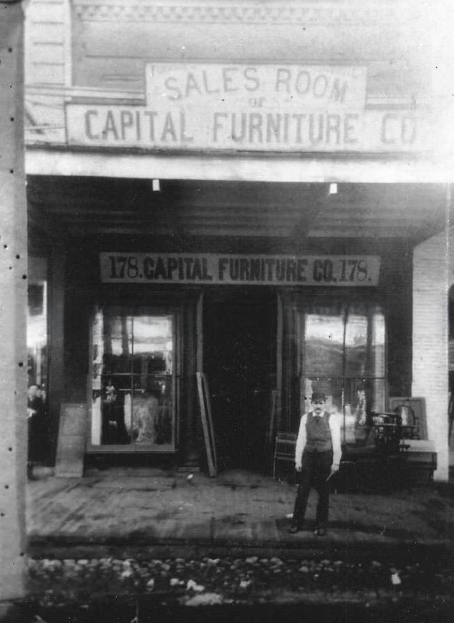 Capital Furniture Sales Room at 178 J Street, 1890