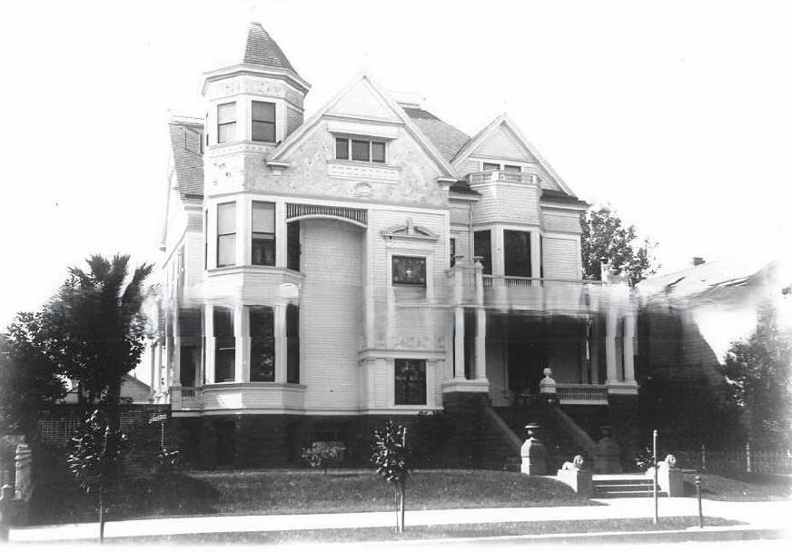 Captain Frank Ruhstaller's Residence, Sacramento, 1890-1910