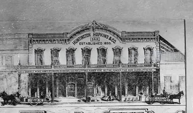 Huntington Hopkins & Co. hardware store, 1850-1900