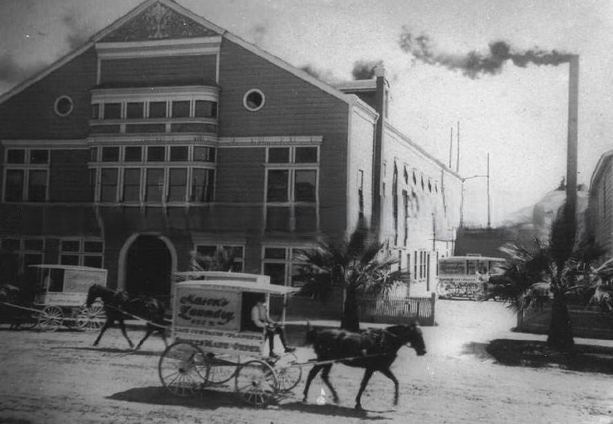 Mason's Steam Laundry, 1890