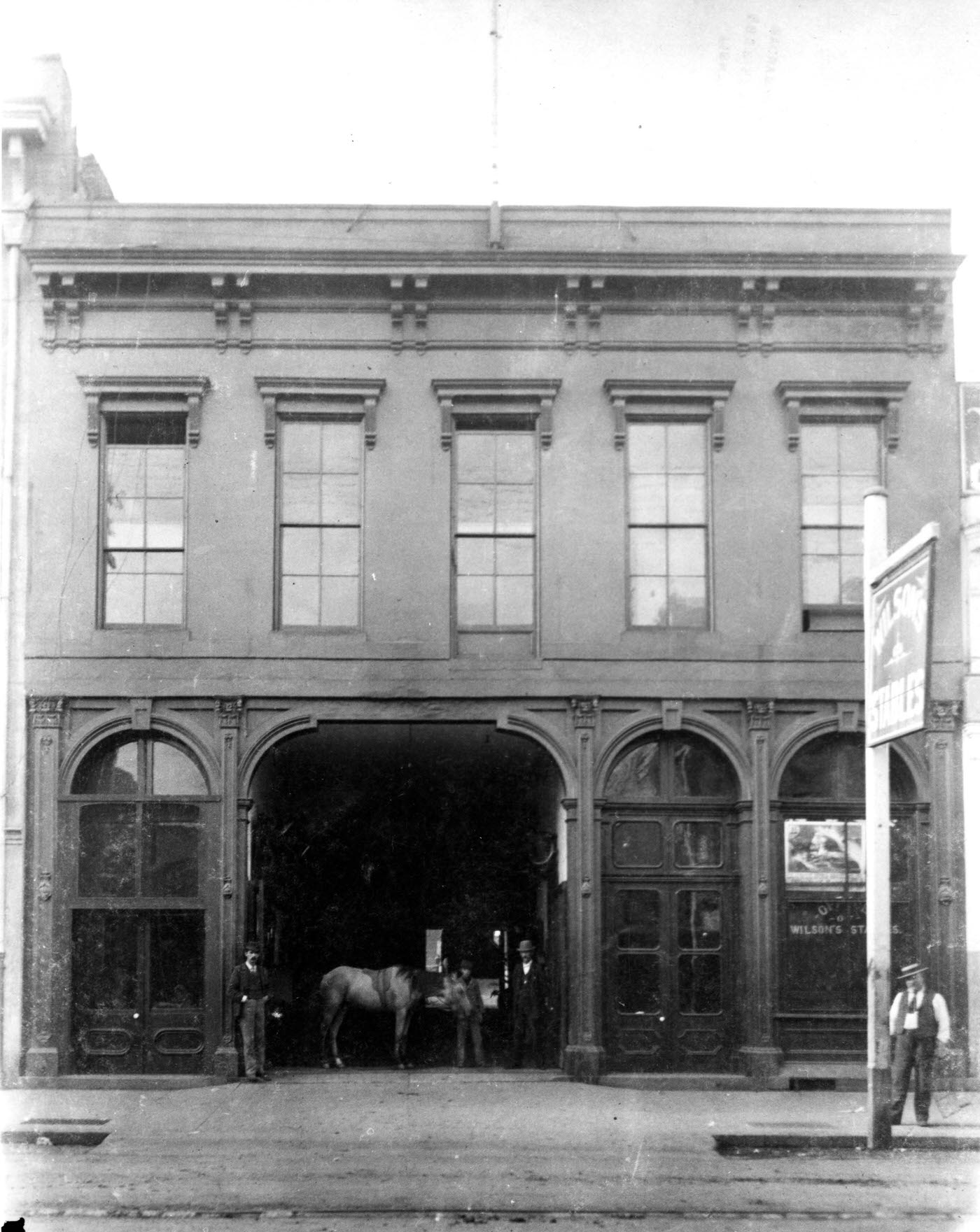 Wilson's Stables, 1895