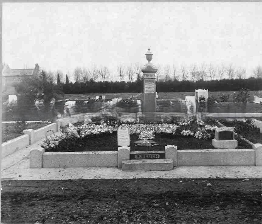 Rudolph Weber Family Plot, City Cemetery, 1895