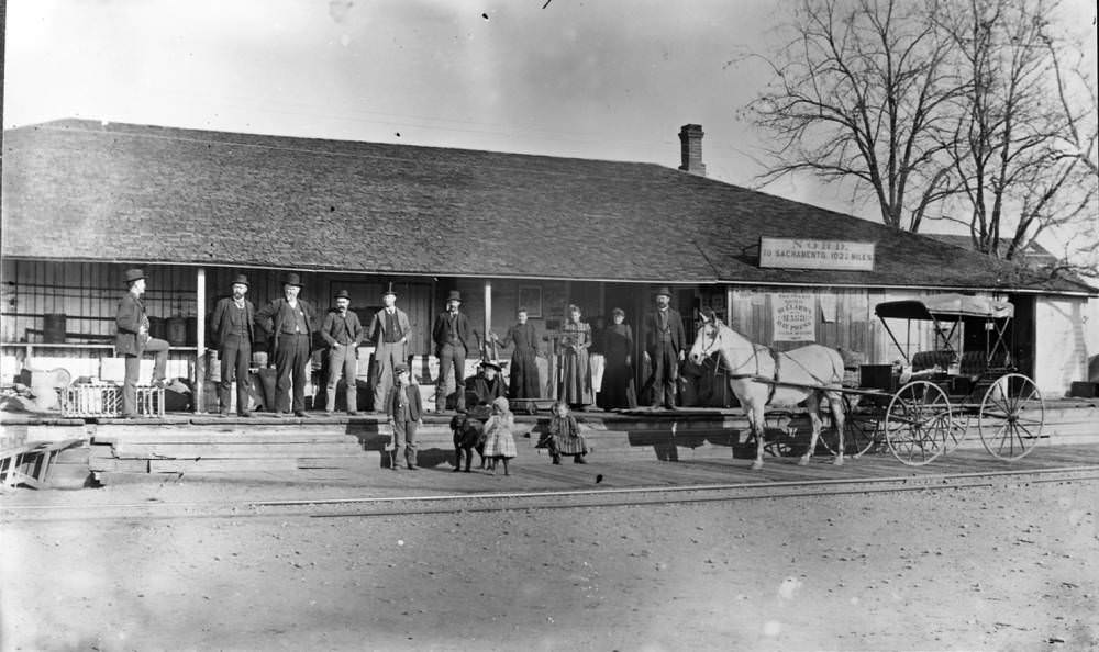 Nord railroad to Sacramento, 1895