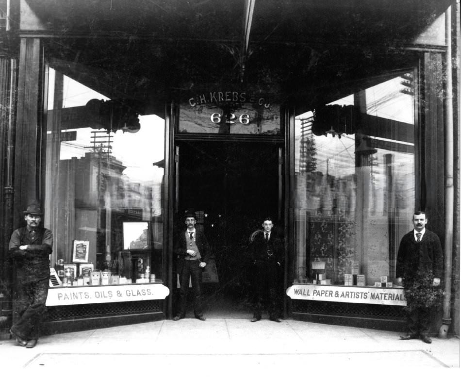 C.H. Krebs & Co. Store, Sacramento, 1896
