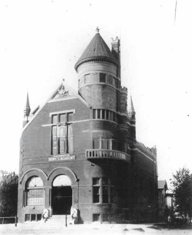 Howe's Academy, N. W. Cor. Ninth and I Sts., Sacramento, 1890