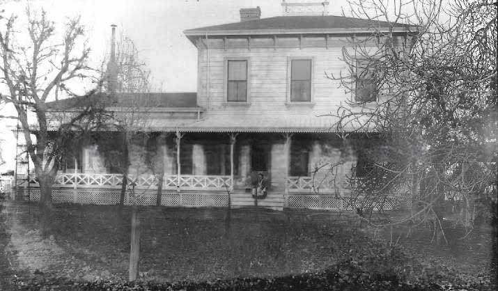 Rear of McFarland House, 1895
