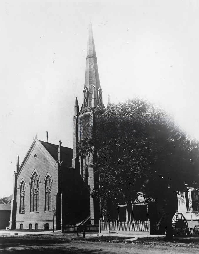 The First Baptist Church on 9th Street between L and M Streets, 1898