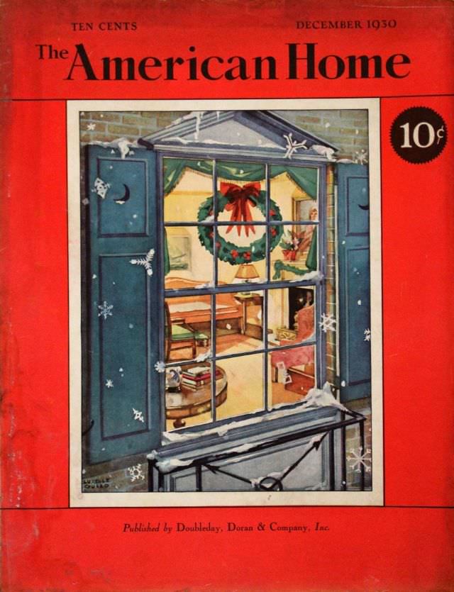 The American Home cover, December 1930