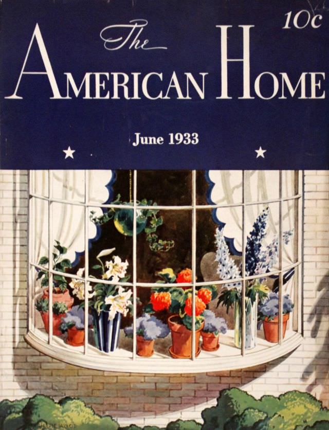 The American Home cover, June 1933