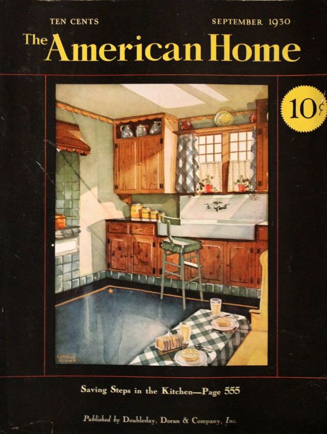 The American Home cover, September 1930