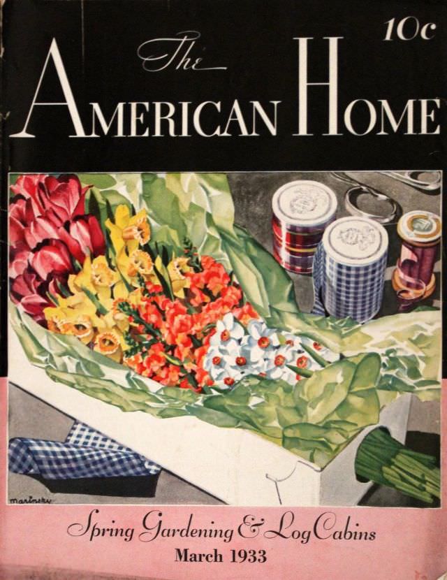 The American Home cover, March 1933