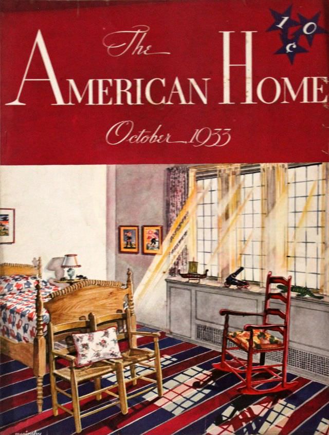 The American Home cover, October 1933