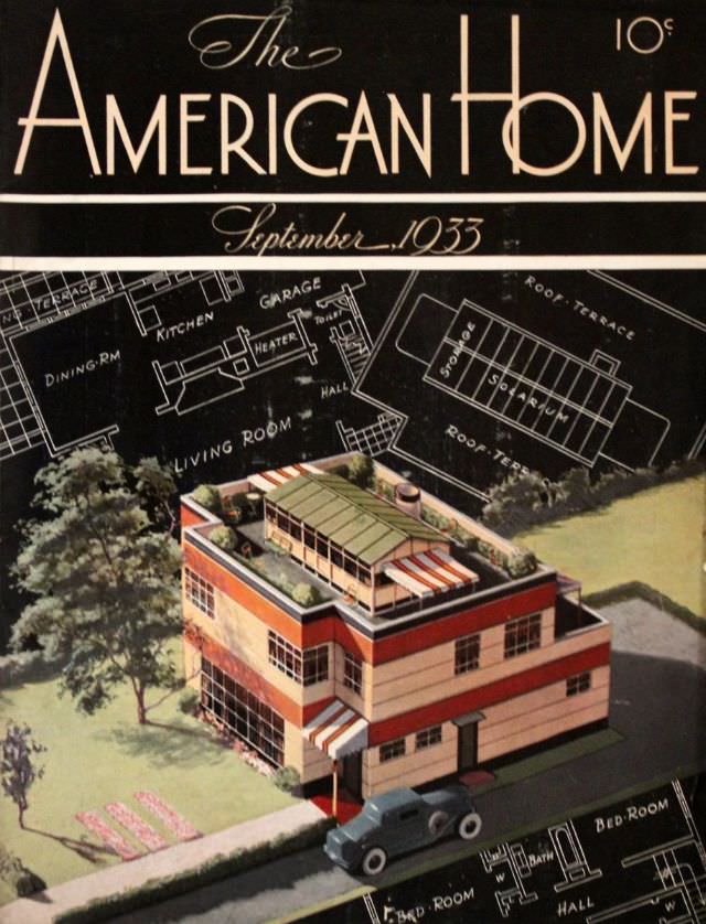 The American Home cover, September 1933