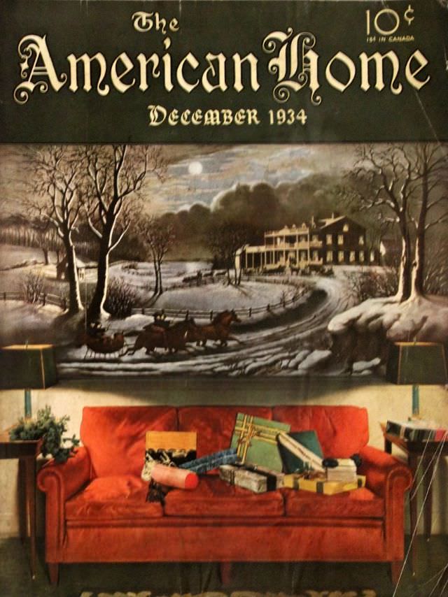The American Home cover, December 1934