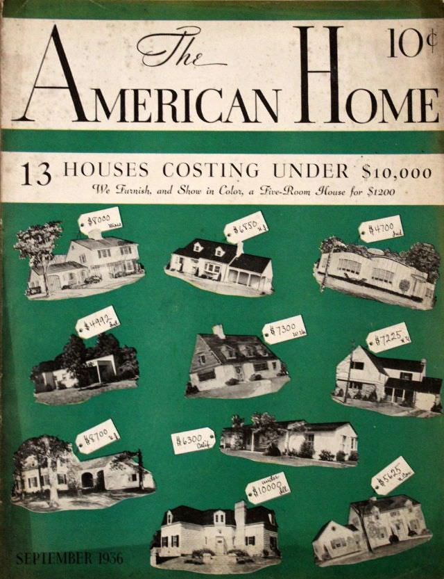 The American Home cover, September 1936