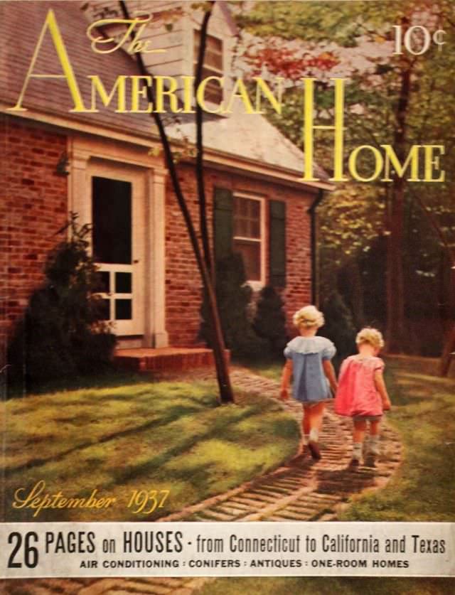 The American Home cover, September 1937