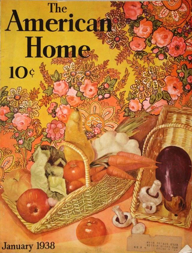 The American Home cover, January 1938