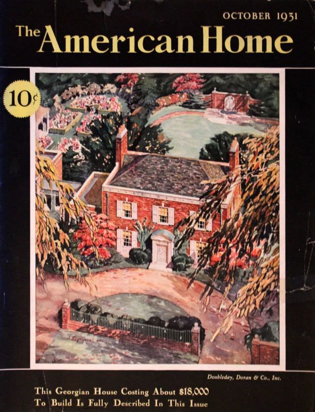 The American Home cover, October 1931