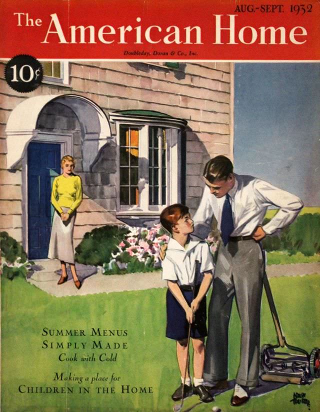 The American Home cover, August 1932