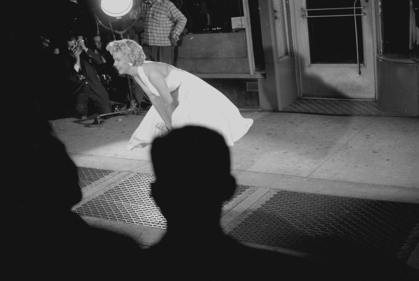 Marilyn Monroe During the Filming of Seven Year Itch on location on 61st in Manhattan, New York City