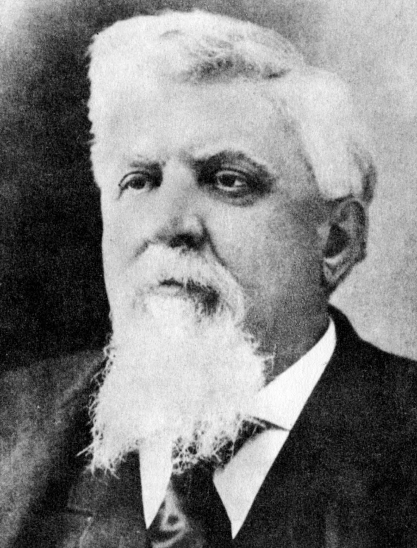 Judge Isaac C Parker, the 'Hanging Judge', in his later years, 1890s