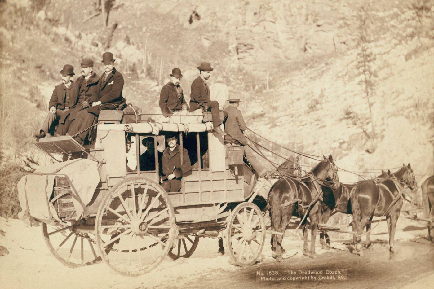 Deadwood Coach, United States, circa 1890.