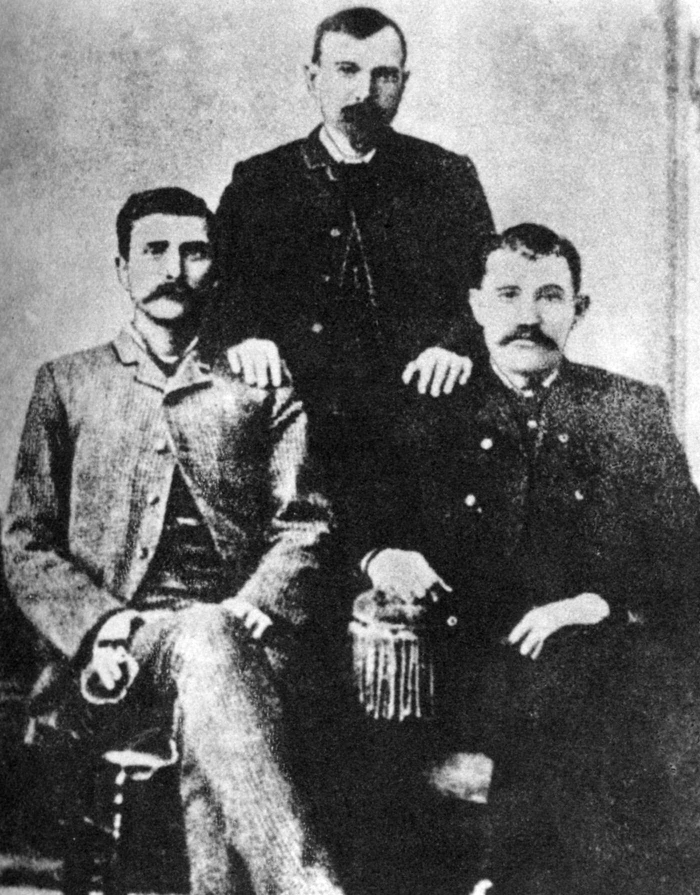 Pat Garrett, James Brent and John W Poe, sheriffs of Lincoln County, 1880-1882